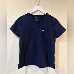 Figs Women’s Navy Catarina One Pocket Scrub Top - XS-P